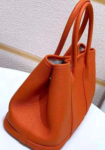 Tiger Lyly Carla Tote In Leather 12 Orange