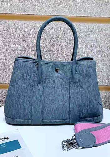 Tiger Lyly Carla Tote In Leather 12 Light Blue