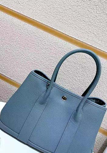 Tiger Lyly Carla Tote In Leather 12 Light Blue