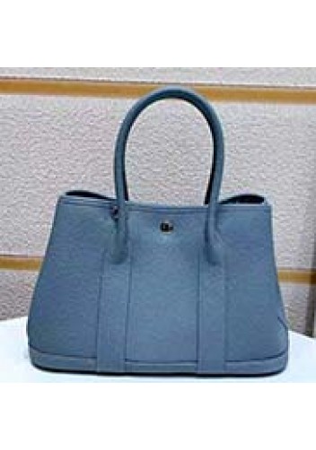 Tiger Lyly Carla Tote In Leather 12 Light Blue