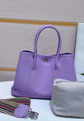 Tiger Lyly Carla Tote In Leather 12 Purple