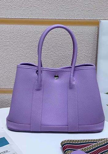 Tiger Lyly Carla Tote In Leather 12 Purple