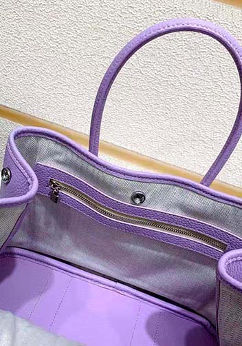 Tiger Lyly Carla Tote In Leather 12 Purple