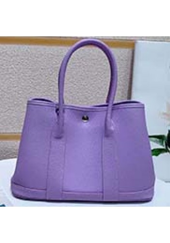 Tiger Lyly Carla Tote In Leather 12 Purple