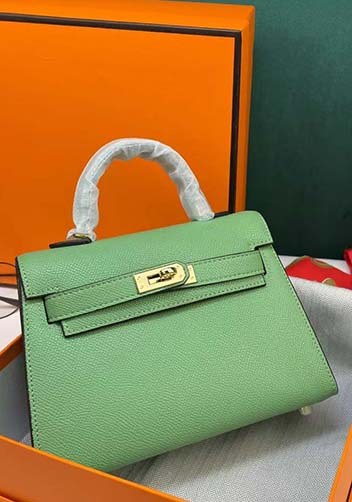 Tiger Lyly Garbo Cowhide Leather Bag Green 9