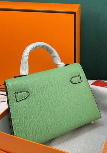 Tiger Lyly Garbo Cowhide Leather Bag Green 9