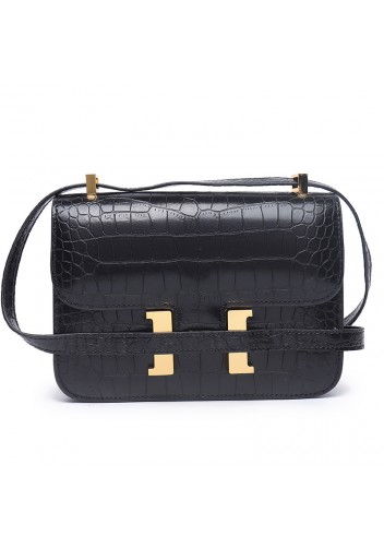 Tiger Lyly Cornelia 23 Gold Hardware Alligator Black