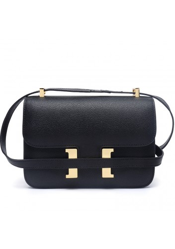 Tiger Lyly Cornelia 23 Gold Hardware Palmprint Black