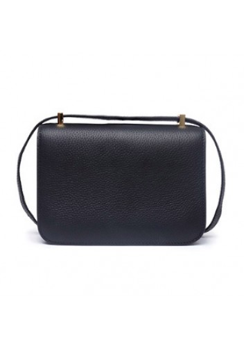 Tiger Lyly Cornelia 23 Gold Hardware Litchi Leather Black