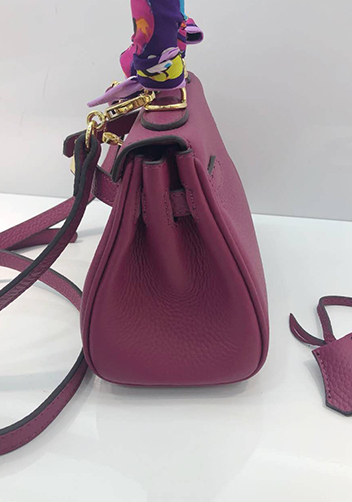 Tiger Lyly Garbo Leather Mini Bag Purple