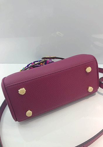 Tiger Lyly Garbo Leather Mini Bag Purple