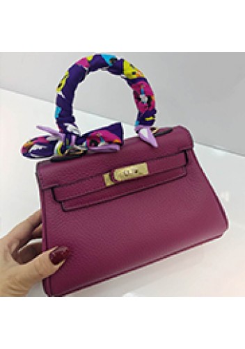 Tiger Lyly Garbo Leather Mini Bag Purple