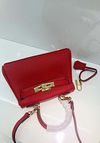Tiger Lyly Garbo Leather Mini Bag Red