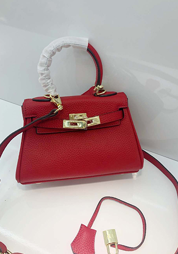 Tiger Lyly Garbo Leather Mini Bag Red