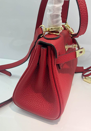 Tiger Lyly Garbo Leather Mini Bag Red