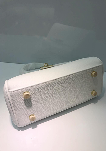 Tiger Lyly Garbo Leather Mini Bag White