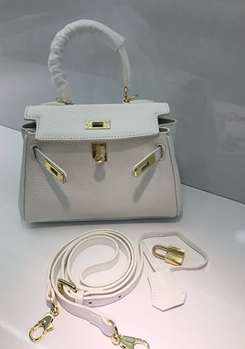 Tiger Lyly Garbo Leather Mini Bag White