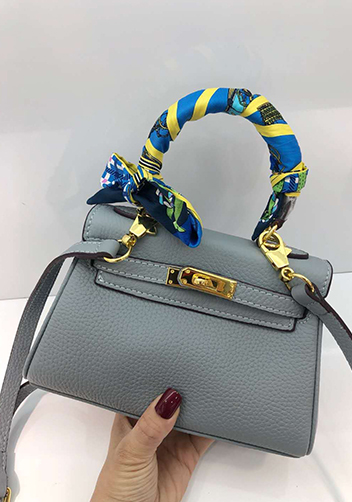 Tiger Lyly Garbo Leather Mini Bag Blue