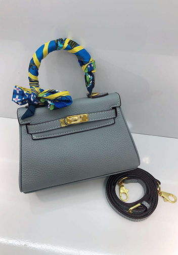 Tiger Lyly Garbo Leather Mini Bag Blue