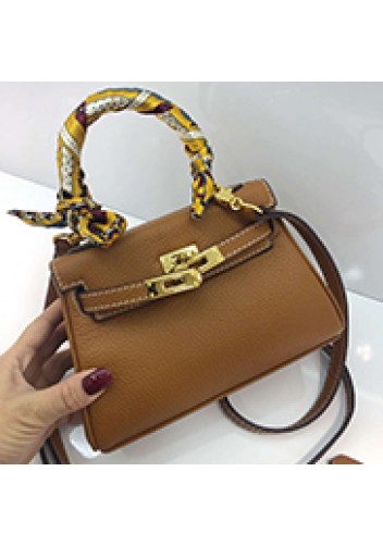 Tiger Lyly Garbo Leather Mini Bag Brown