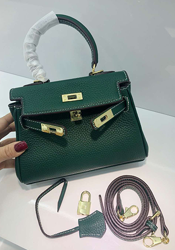 Tiger Lyly Garbo Leather Mini Bag Green