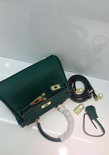 Tiger Lyly Garbo Leather Mini Bag Green