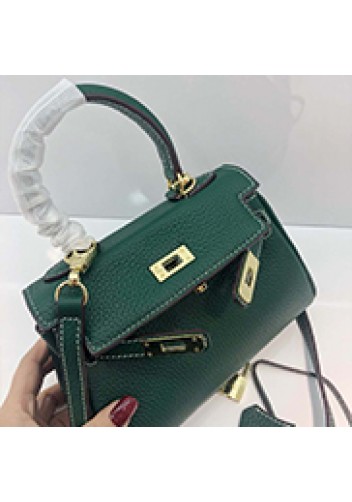 Tiger Lyly Garbo Leather Mini Bag Green