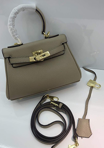 Tiger Lyly Garbo Leather Mini Bag Grey