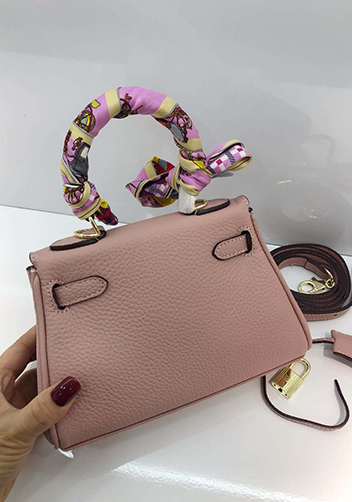 Tiger Lyly Garbo Leather Mini Bag Pink