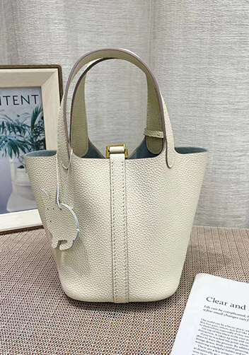 Tiger Lyly Elena Leather Medium Bag Cream