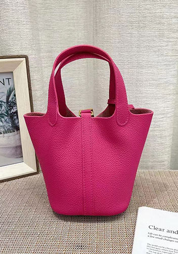 Tiger Lyly Elena Leather Medium Bag Hot Pink