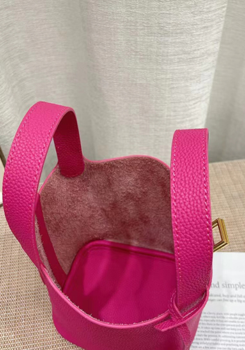 Tiger Lyly Elena Leather Medium Bag Hot Pink