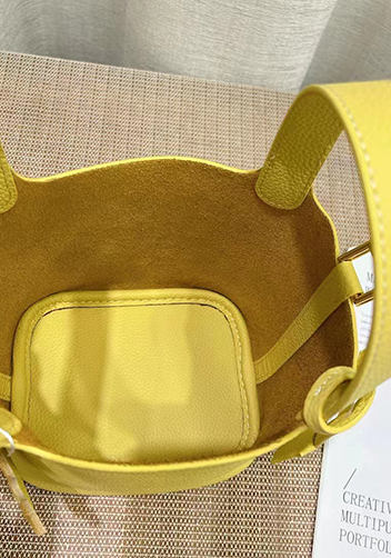 Tiger Lyly Elena Leather Medium Bag Yellow