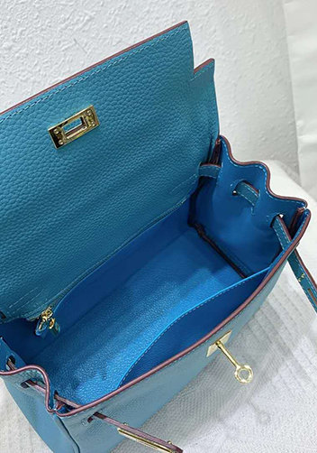 Tiger Lyly Garbo Leather Bag Bright Blue 11