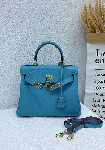 Tiger Lyly Garbo Leather Bag Bright Blue 11