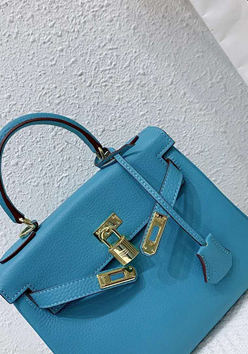 Tiger Lyly Garbo Leather Bag Bright Blue 11