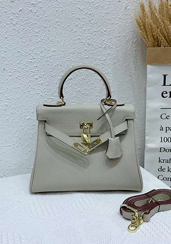 Tiger Lyly Garbo Leather Bag Light Grey 11