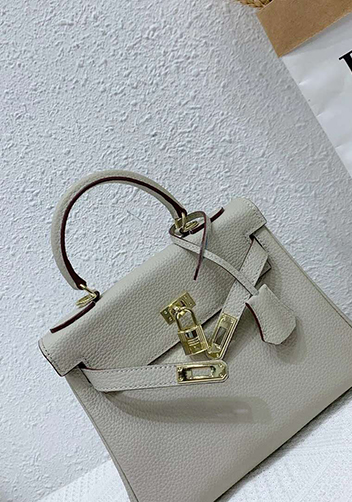 Tiger Lyly Garbo Leather Bag Light Grey 11