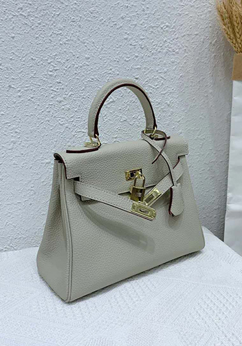 Tiger Lyly Garbo Leather Bag Light Grey 11