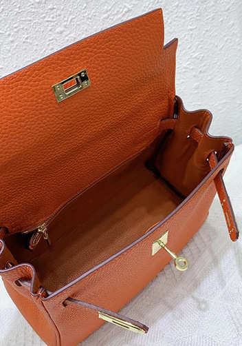 Tiger Lyly Garbo Leather Bag Orange 11