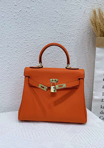 Tiger Lyly Garbo Leather Bag Orange 11