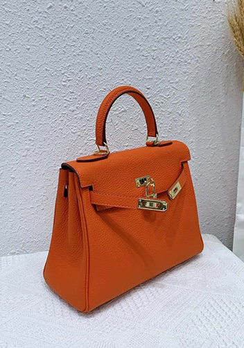Tiger Lyly Garbo Leather Bag Orange 11