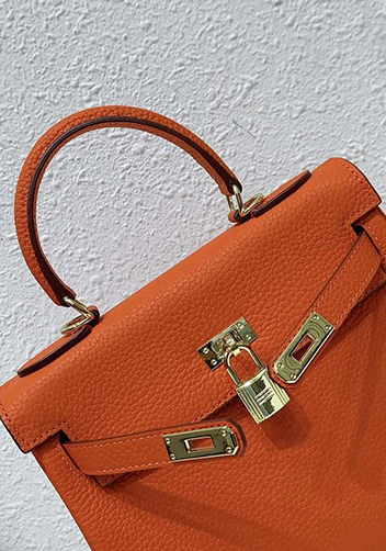 Tiger Lyly Garbo Leather Bag Orange 11