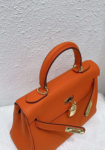 Tiger Lyly Garbo Leather Bag Orange 11