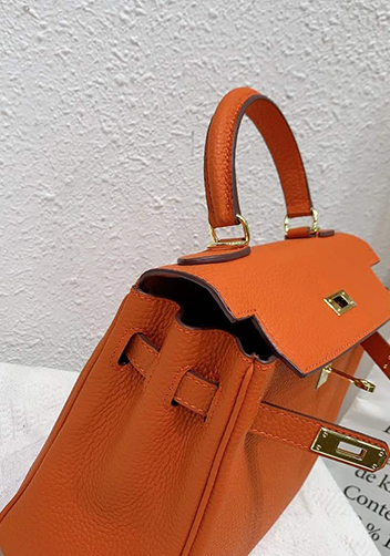 Tiger Lyly Garbo Leather Bag Orange 11