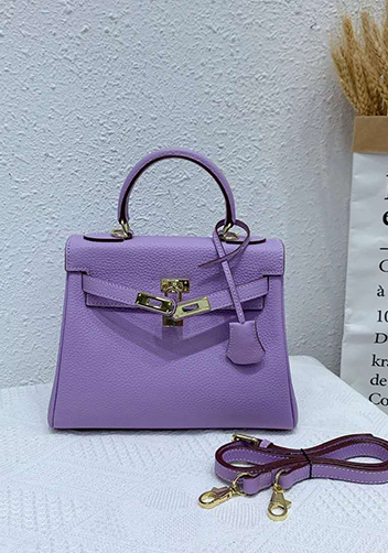 Tiger Lyly Garbo Leather Bag Purple 11