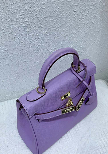 Tiger Lyly Garbo Leather Bag Purple 11
