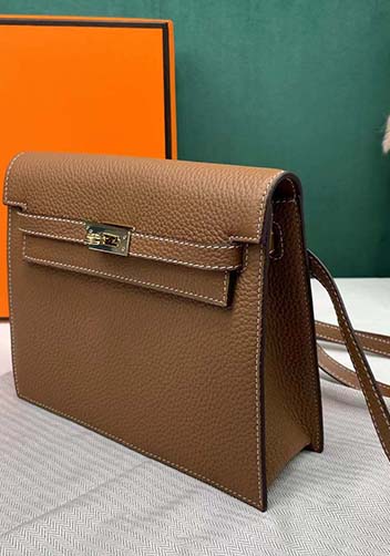 Tiger Lyly Garbo Dance Leather Shoulder Bag Brown
