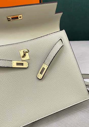 Tiger Lyly Garbo Dance Leather Shoulder Bag Cream