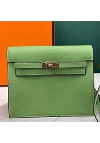 Tiger Lyly Garbo Dance Leather Shoulder Bag Green